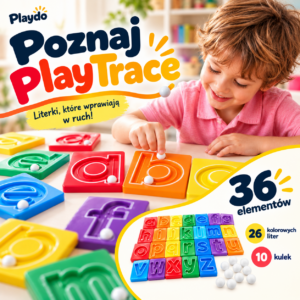 PlayTracers - sensoryczny zestaw do nauki liter